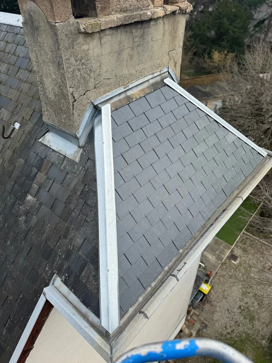 Ardoises naturelles + zinc